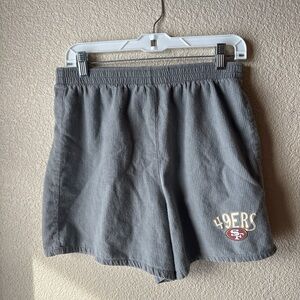 Vintage 100% cotton Gray San Francisco 49ers Men's Shorts size large